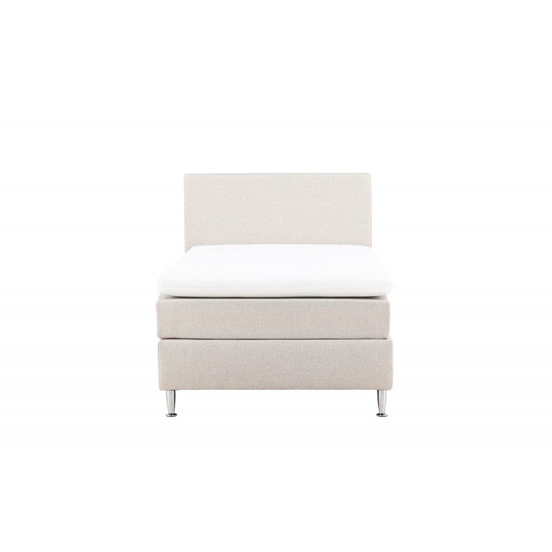 Toledo Kontinentalseng 120x200 - Beige stof billede
