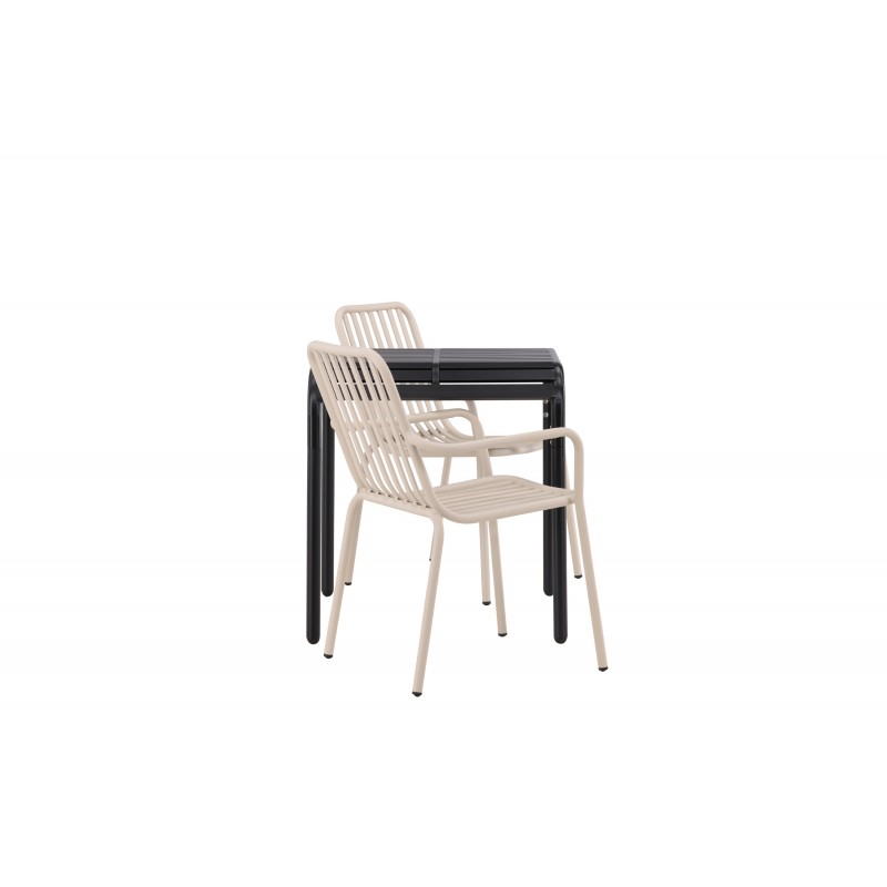 Borneo t Spisebordssæt - Beige,Sort
