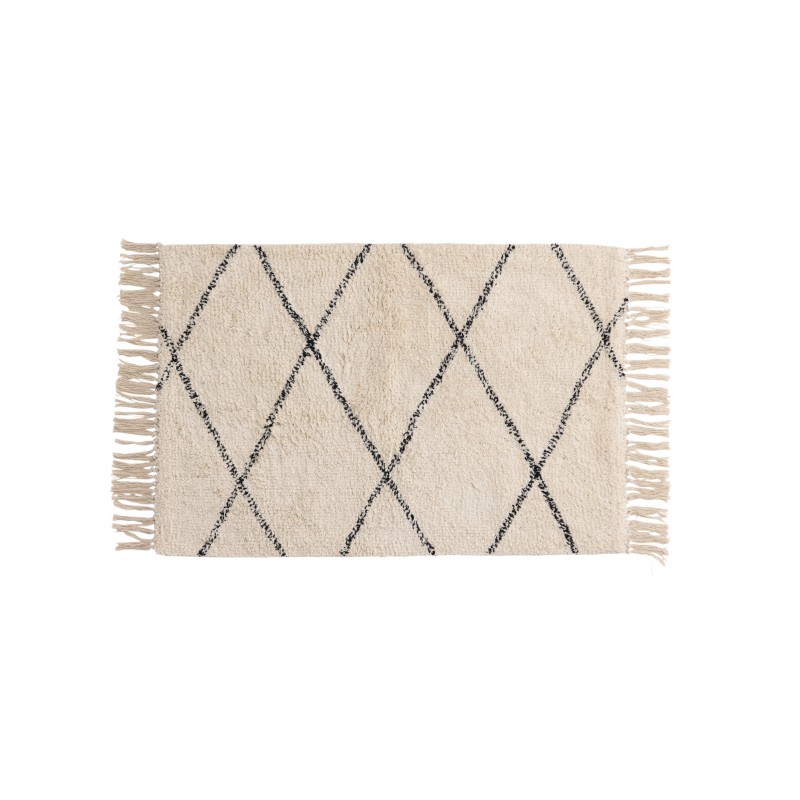 Thelma Tæppe  - Sort og Hvid