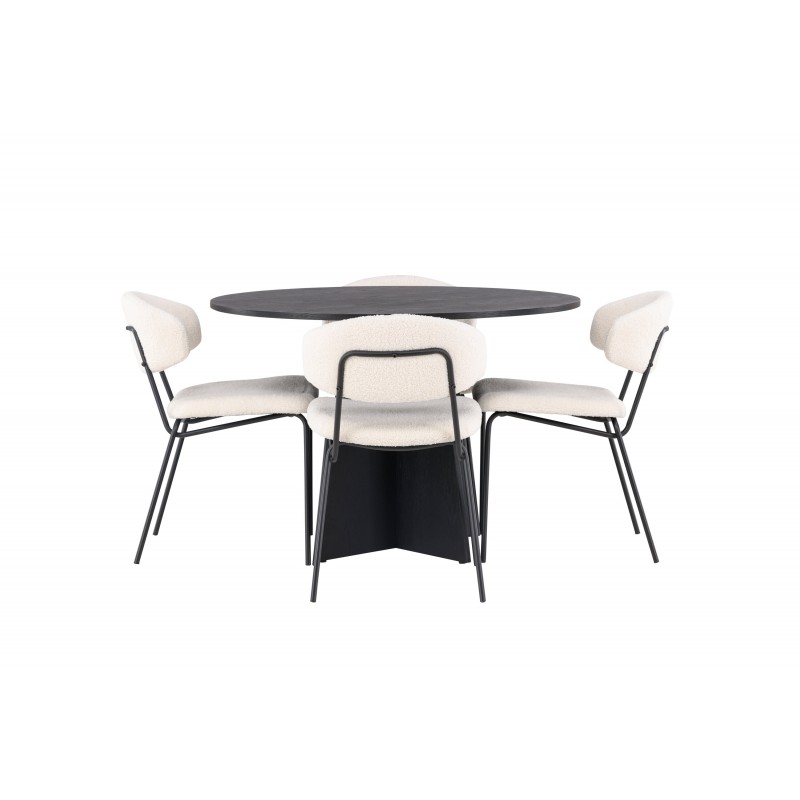Bootcut Rundt Spisebordssæt