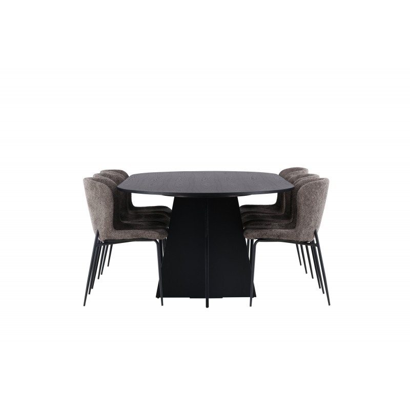 Spisebordssæt Bootcut med stole Modesto