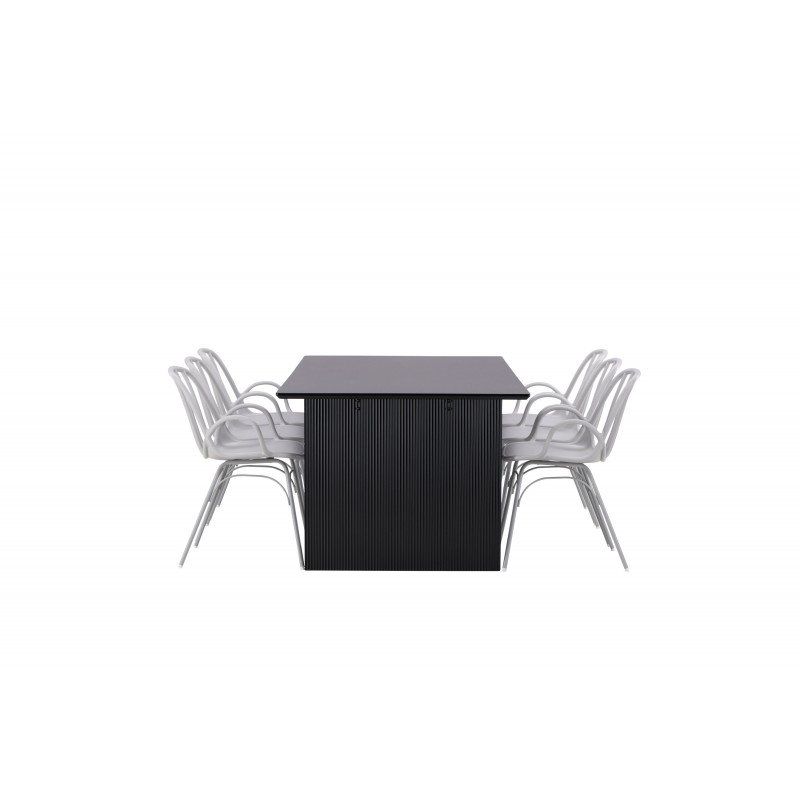 Spisebordssæt Vail med Dyron Spisebordsstole