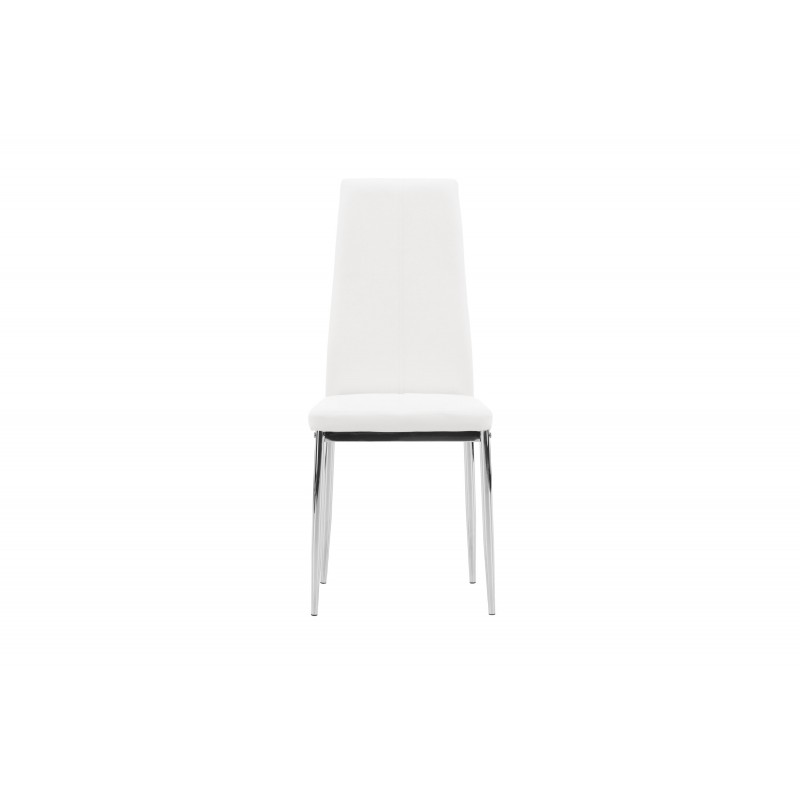 Pastill Spisestol  - Sølvgrå og Hvid