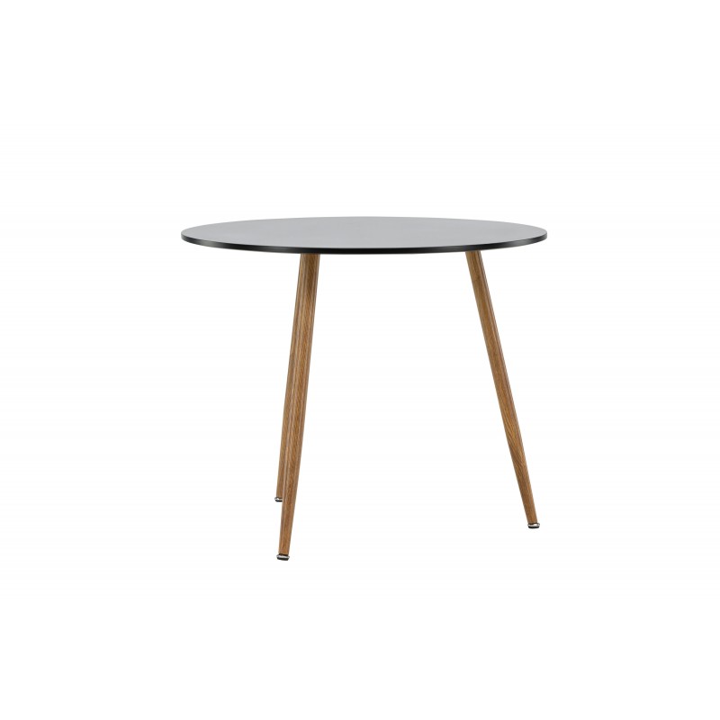 Polar Rundt spisebord  - Sort og Natur