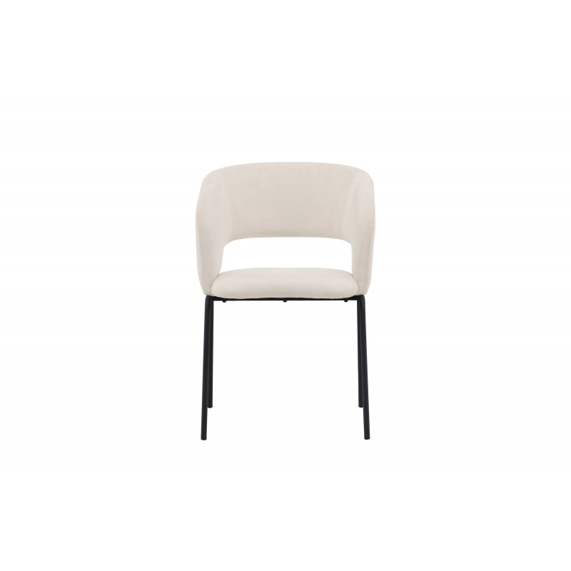 Day Spisebordsstol  - Sort og Off White