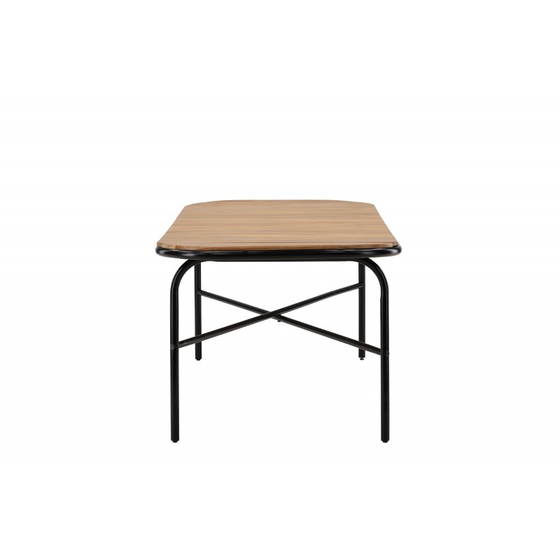 Holmbeck Spisebord - Sort,Natur