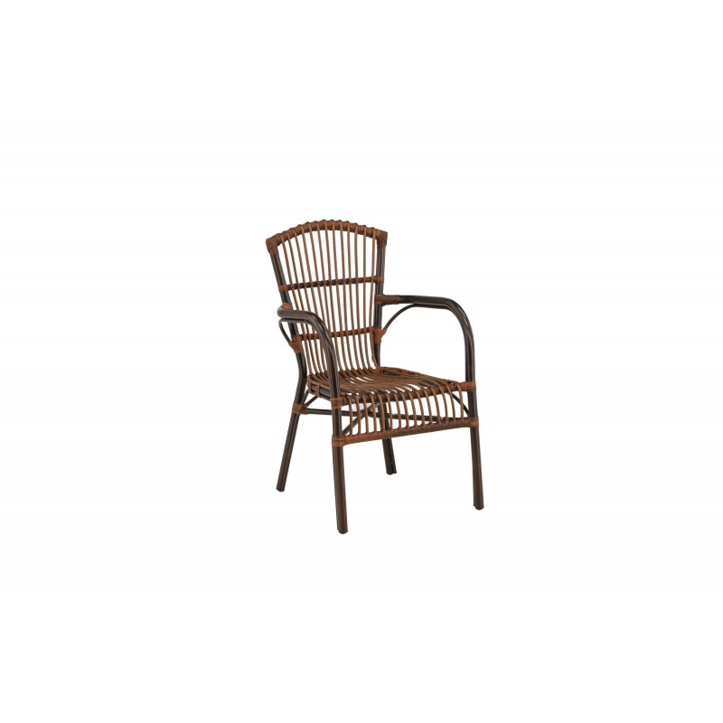 Galera Havestol - Brun billede