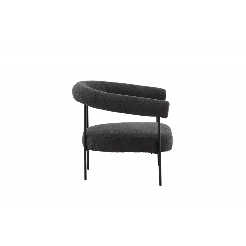 Hokåsen x Josefin Lustig Lænestol  - Sort og Mørkegrå