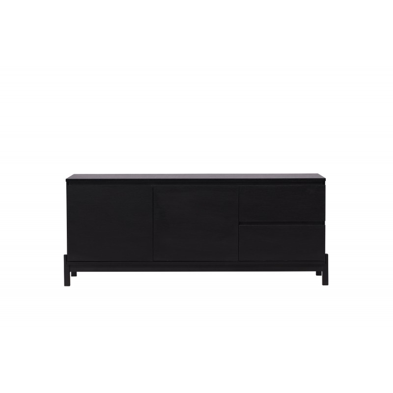 Corpus skænk med 2 låger og 2 skuffer - sort billede