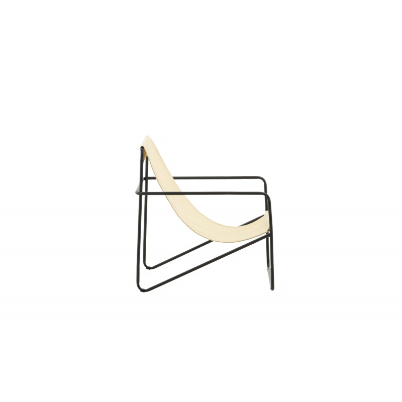 Vernon Lænestol  - Beige og Sort