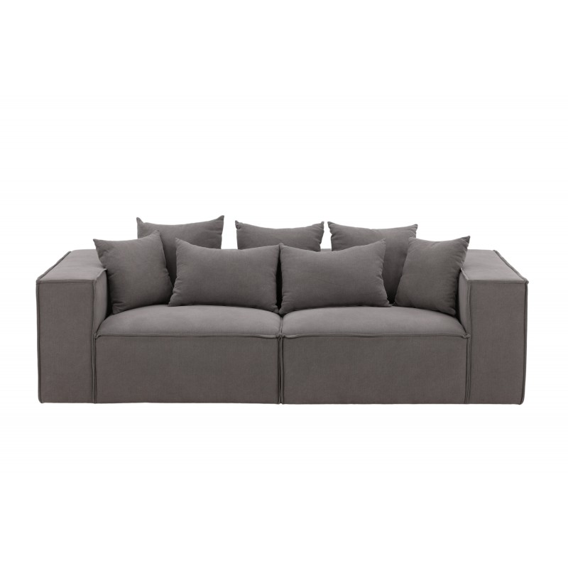 Gillholmen 3 personers sofa - Grå stof billede