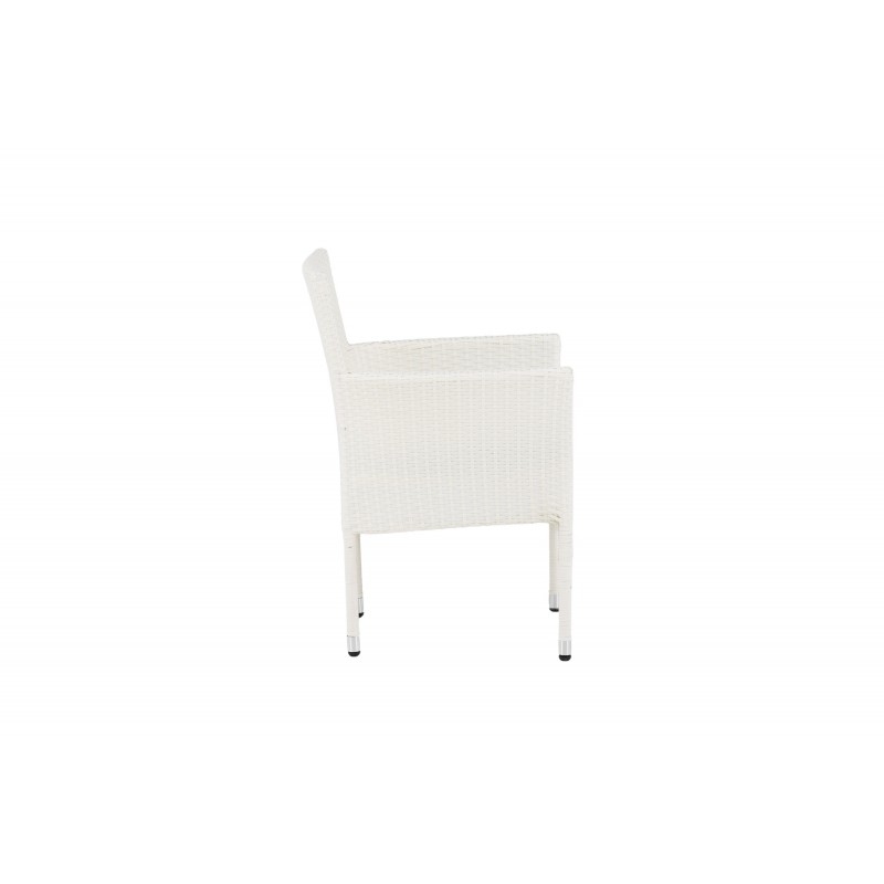 Malina Havestol - Lysegrå,Hvid