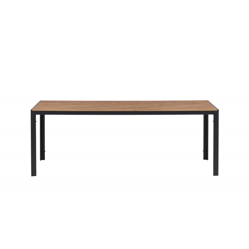 Break Havebord 205 x 90 cm - Sort,Natur