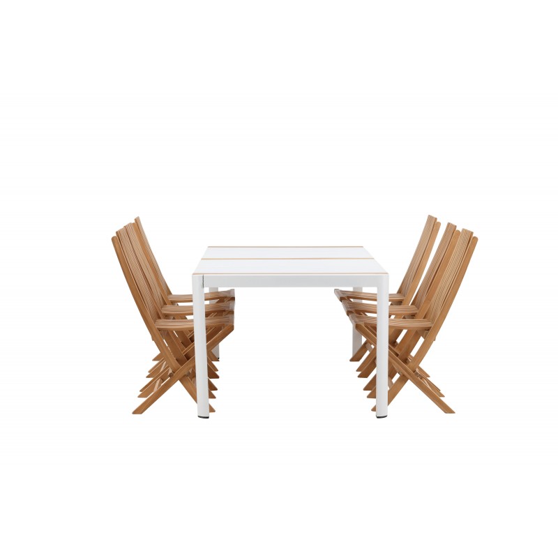 Togo t Loungesæt - Havemøbelsæt - Natur,Hvid