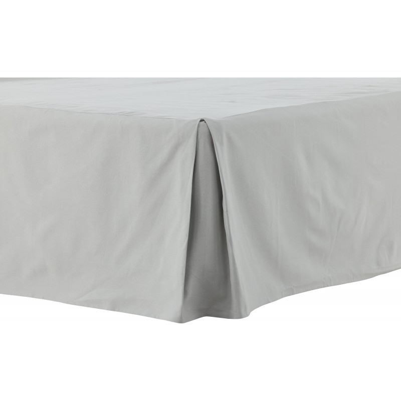 Ziggy Kappelagen 180x200x60 cm - Lysegrå Bomuld billede