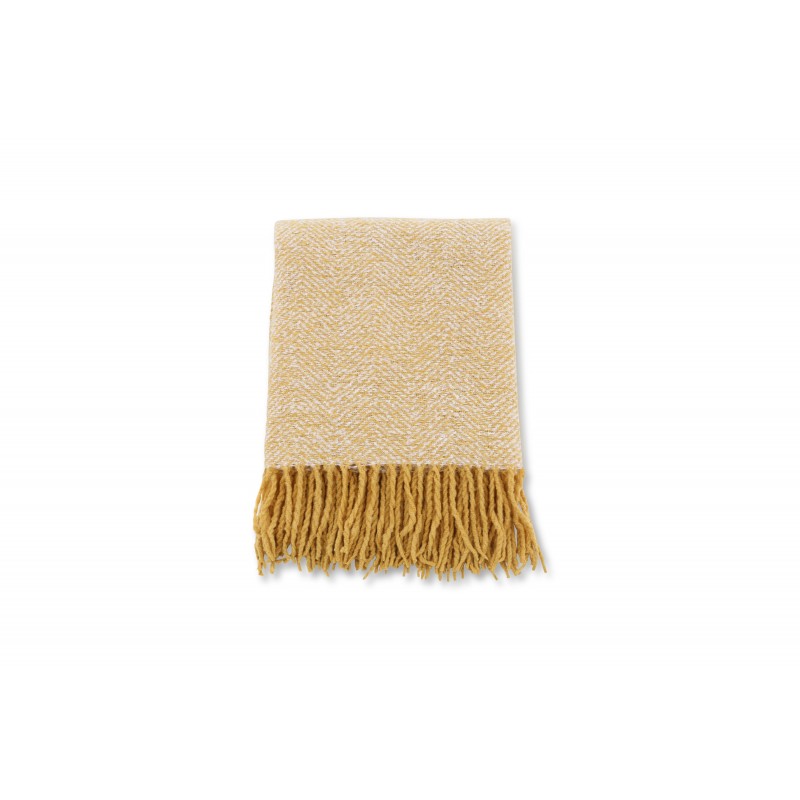 Toby Plaid  - Hvid og - Gul