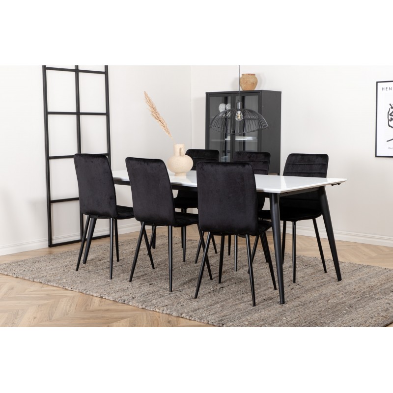 Jimmy t Spisebordssæt - Sort