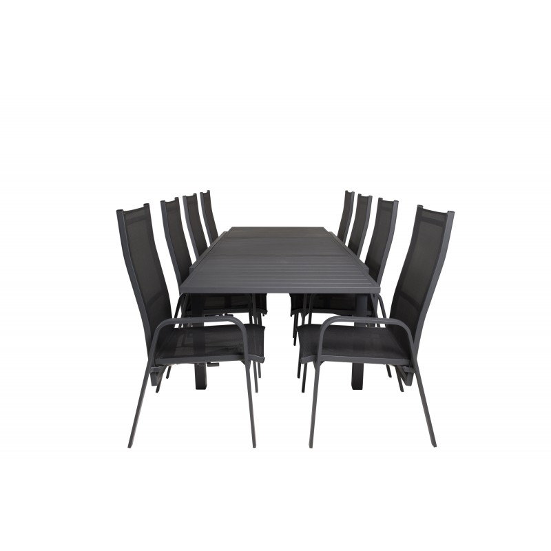 Marbella t Loungesæt - Havemøbelsæt - Sort