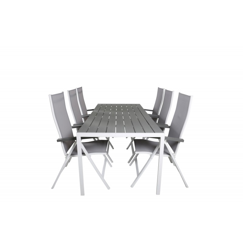 Break Spisebordssæt - Grå,Hvid