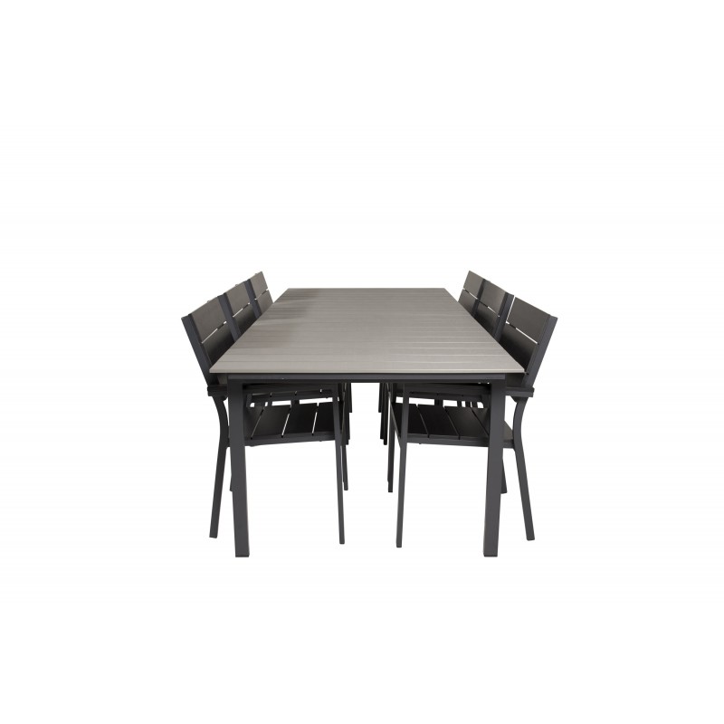 Levels  Spisebordssæt - Sort,Grå