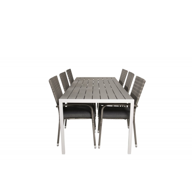 Break  Loungesæt - Havemøbelsæt - Grå,Hvid