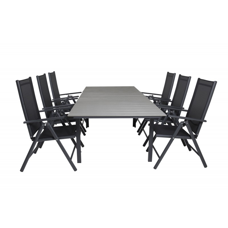 Levels t Loungesæt - Havemøbelsæt - Sort,Grå