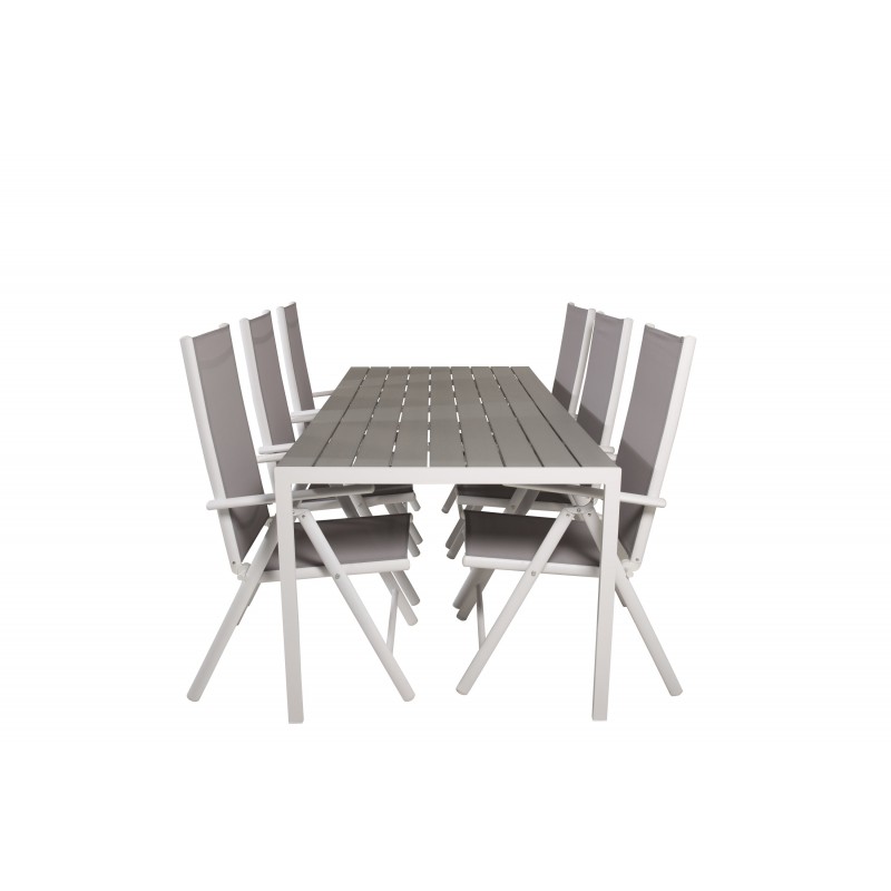 Break  Loungesæt - Havemøbelsæt - Grå,Hvid