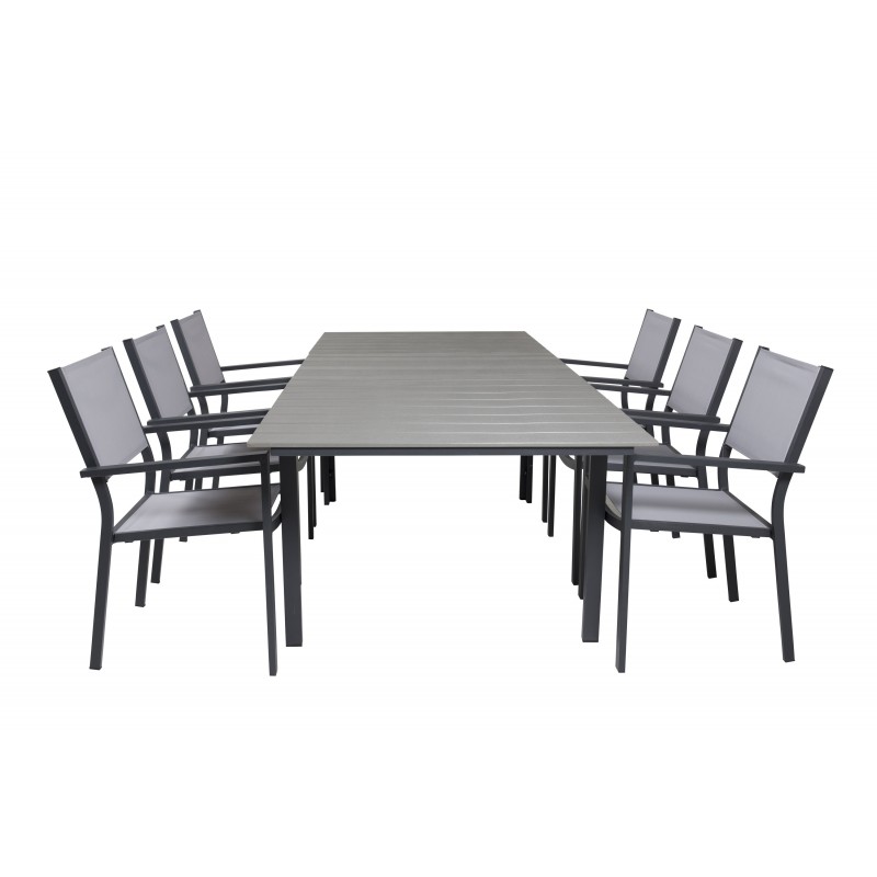 Levels Loungesæt - Havemøbelsæt - Grå