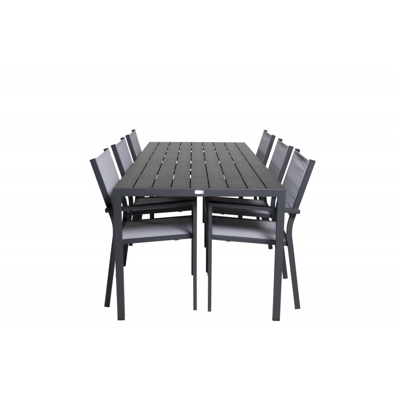 Break Loungesæt - Havemøbelsæt - Sort,Grå