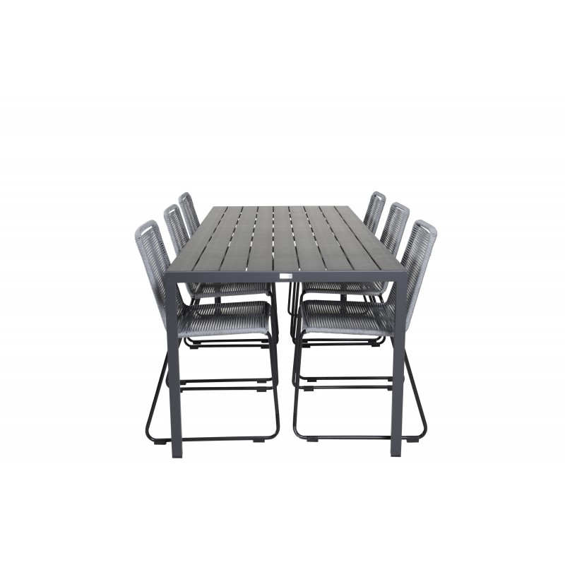 Break Loungesæt - Havemøbelsæt - Sort,Grå