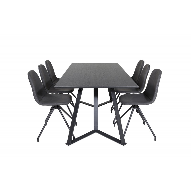 Marina t Spisebordssæt  - Sort