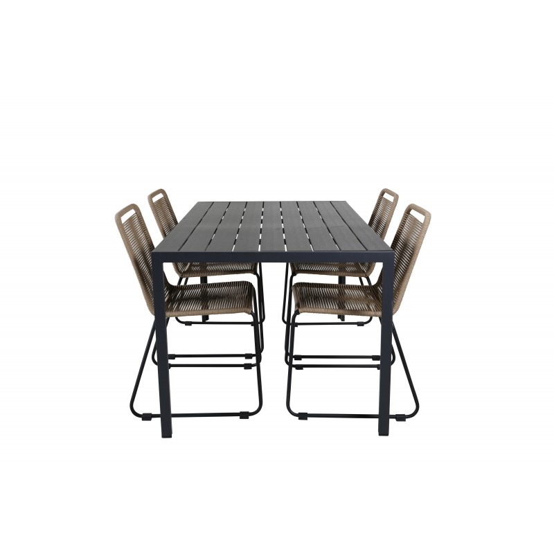 Break Loungesæt - Havemøbelsæt - Beige,Sort