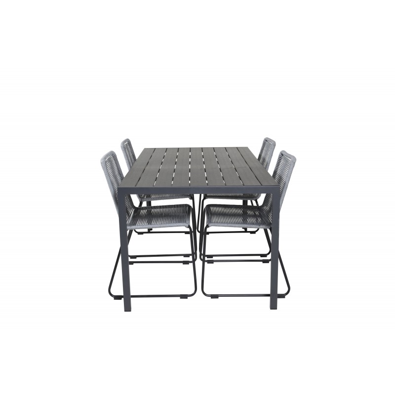 Break Loungesæt - Havemøbelsæt - Sort,Grå