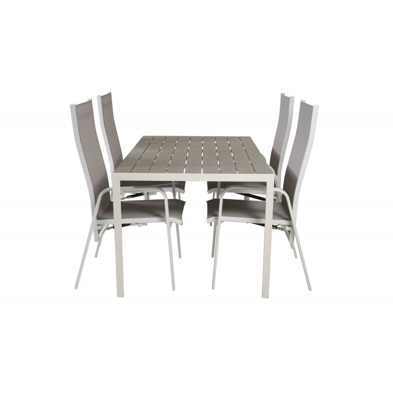 Break  Loungesæt - Havemøbelsæt - Grå,Hvid