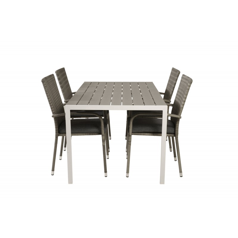 Break Loungesæt - Havemøbelsæt - Grå,Hvid