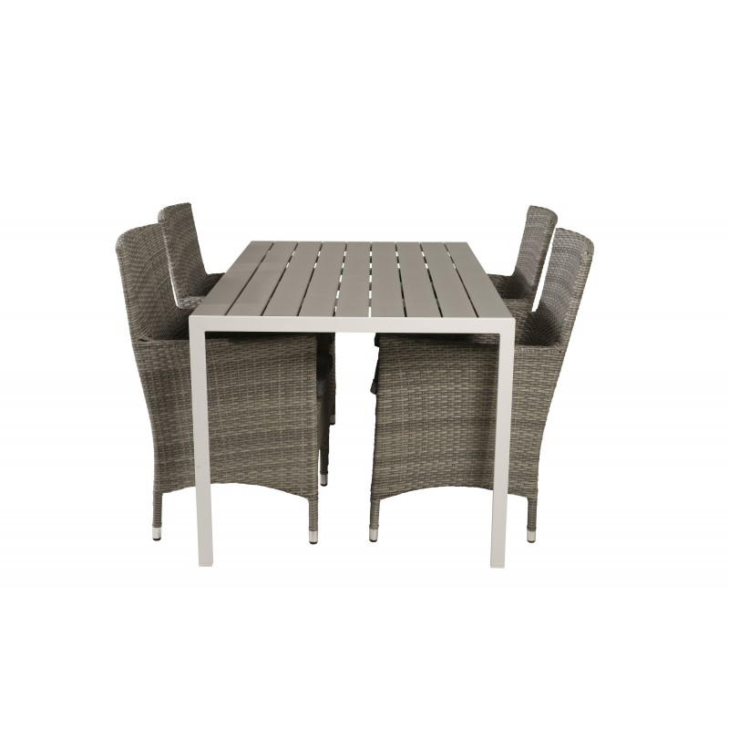 Break Loungesæt - Havemøbelsæt - Grå,Hvid