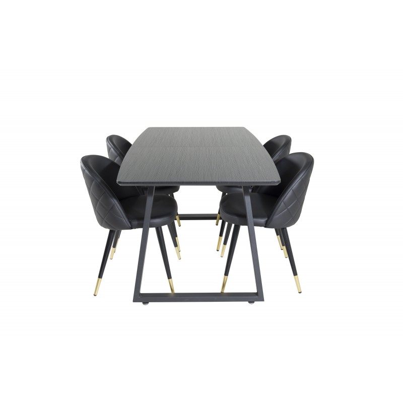 Inca t Spisestuemøbel  - Sort