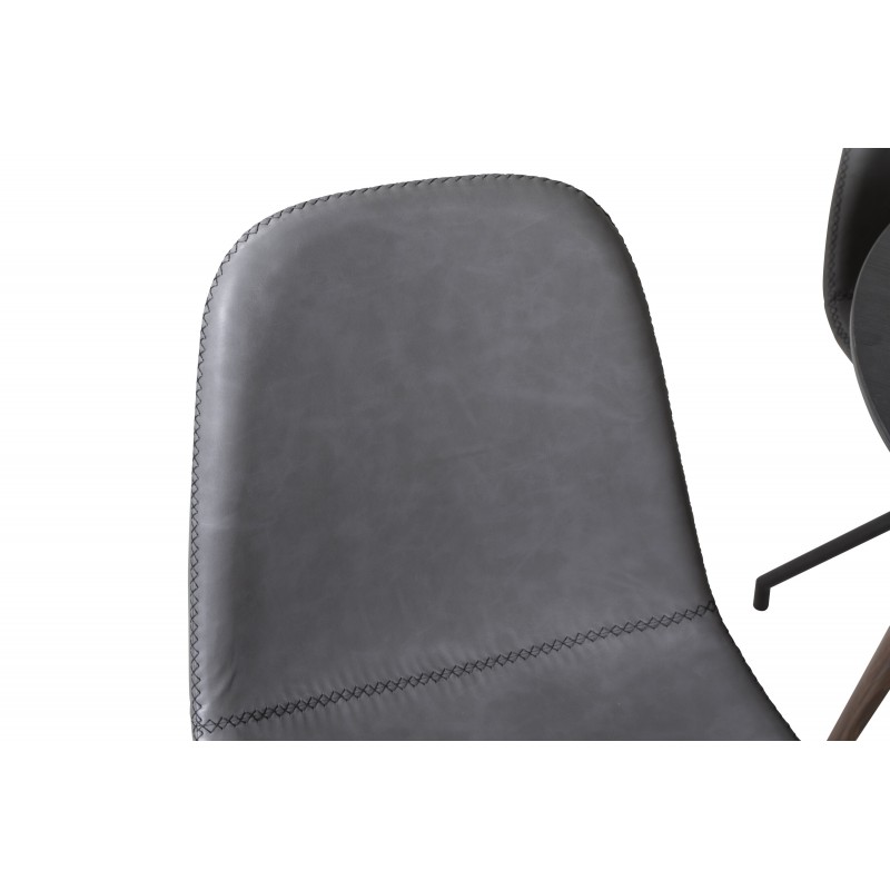 Plaza Rund Spisestuesæt - Sort og Natur billede