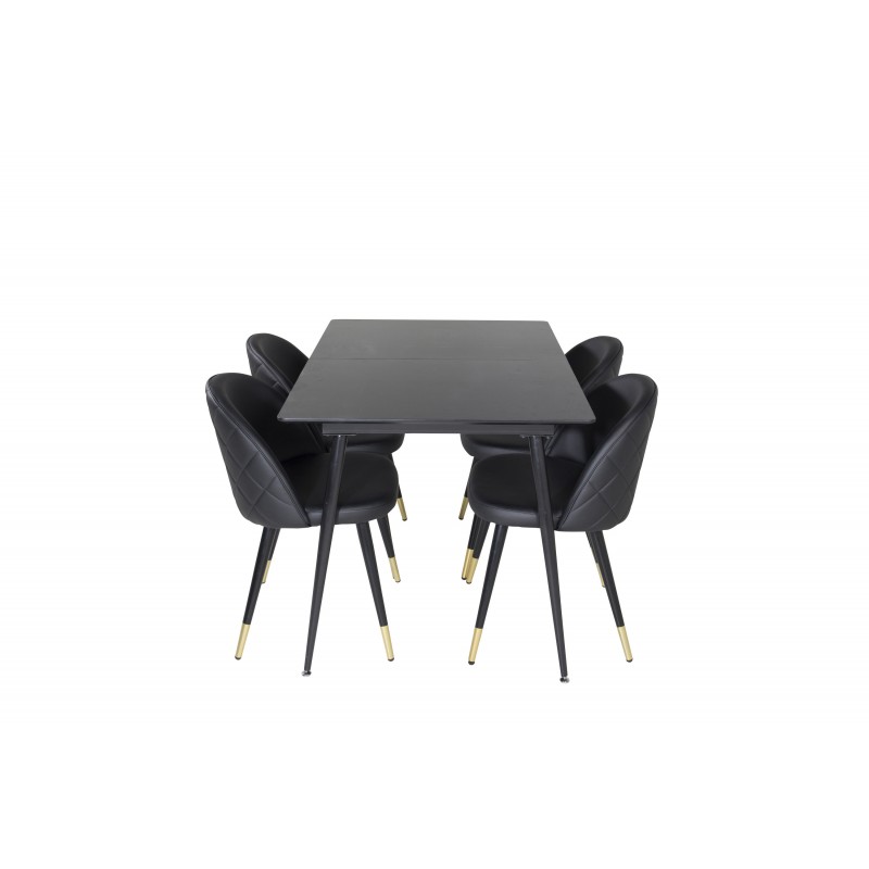 Silar Spisebordssæt - Sort