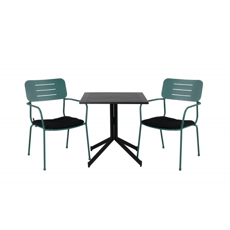 Way t Spisebordssæt - Sort,Grøn