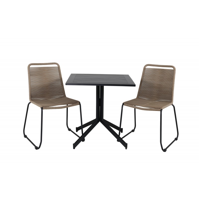 Way t Spisestuesæt - Sort,Brun