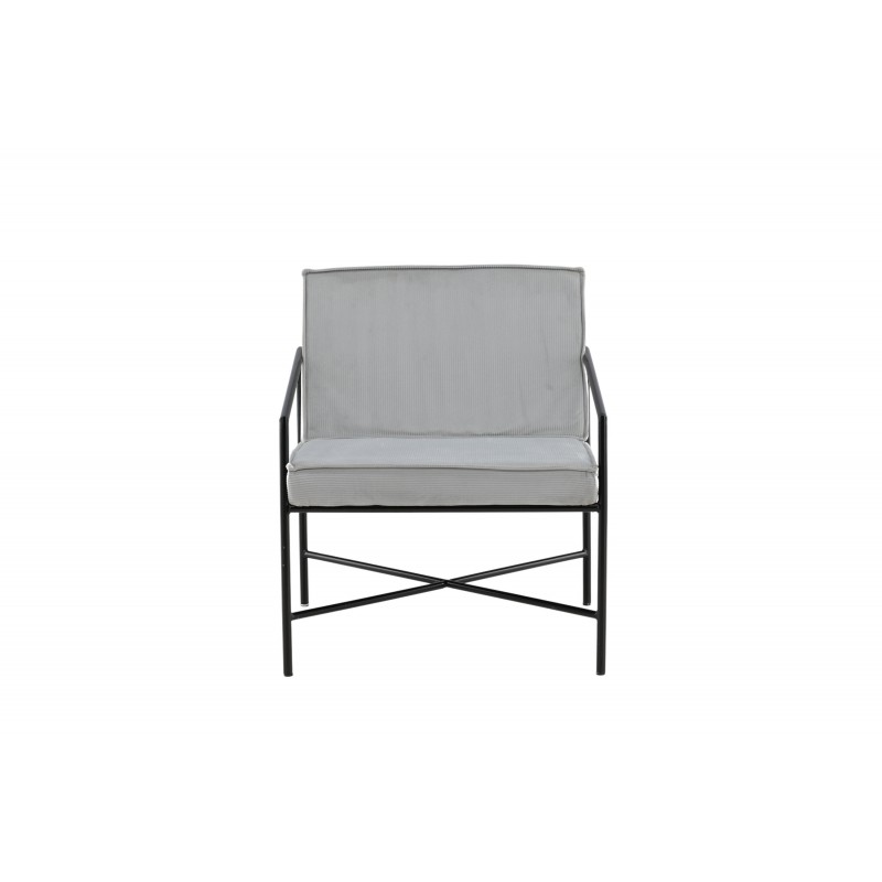 Rakel Lænestol  - Sort og Grå billede