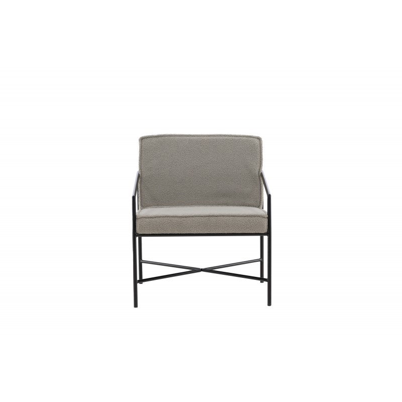 Rakel Lænestol - Sort og Gråbeige billede