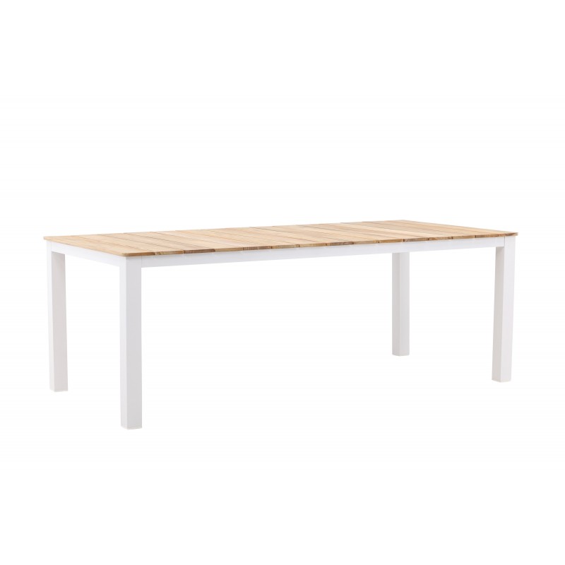 Mexico Havebord 210 x 100 - Natur og Hvid billede