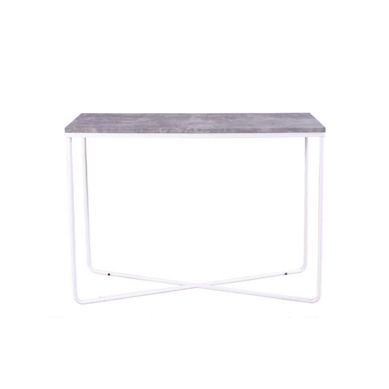 Palads Sidebord - Mørkegrå og Hvid