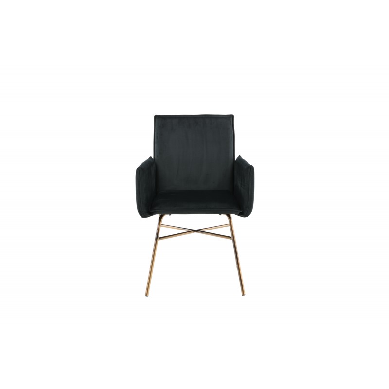 Petra Spisestol - Sort og Kobber