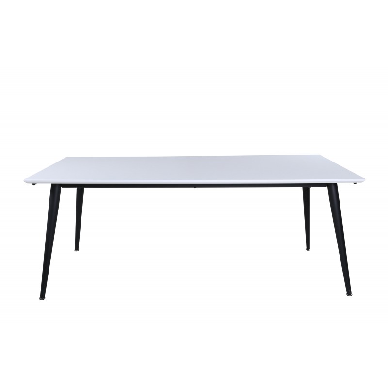 Jimmy Spisebord  195 - 285  med tillægsplader - Hvid billede