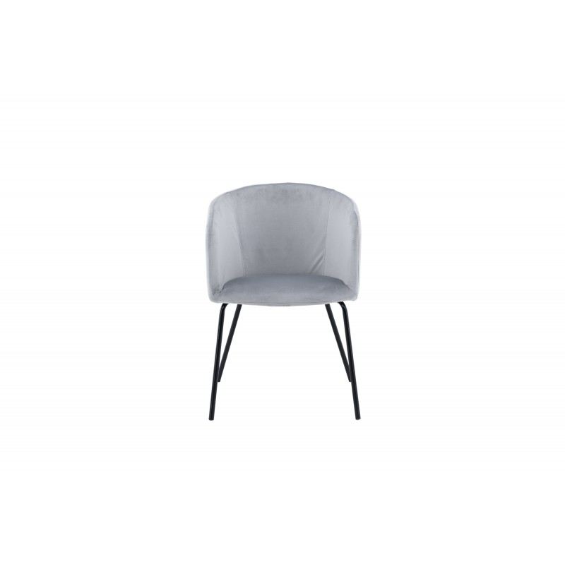 Berit Spisebordsstol  - Sort og Grå billede