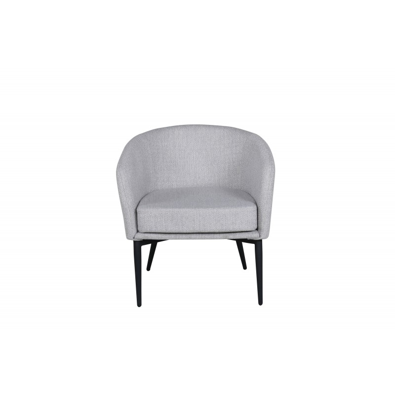 Fluffy Lænestol - Sort og Grå