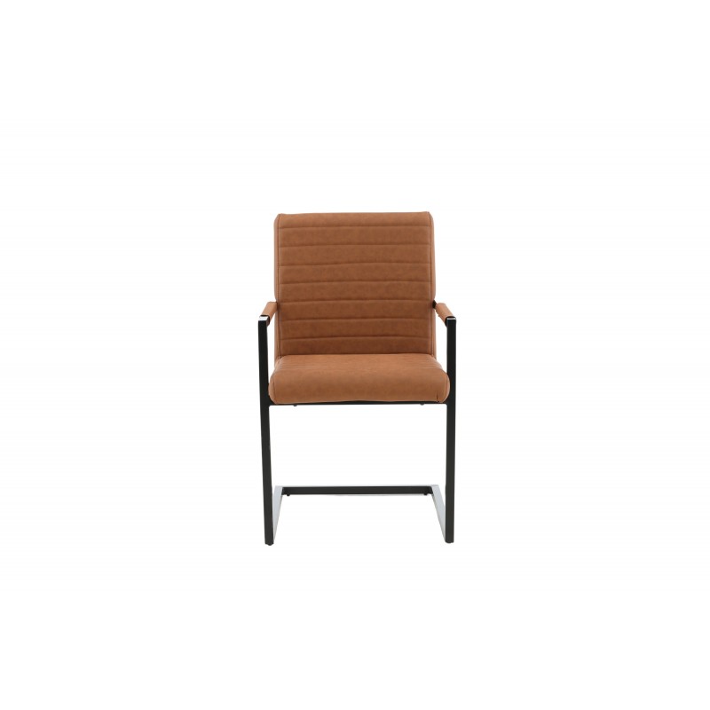 Art Spisebordsstol - Sort og Brun